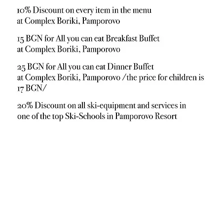 Apartment Cozy & Spacious Pamporovo